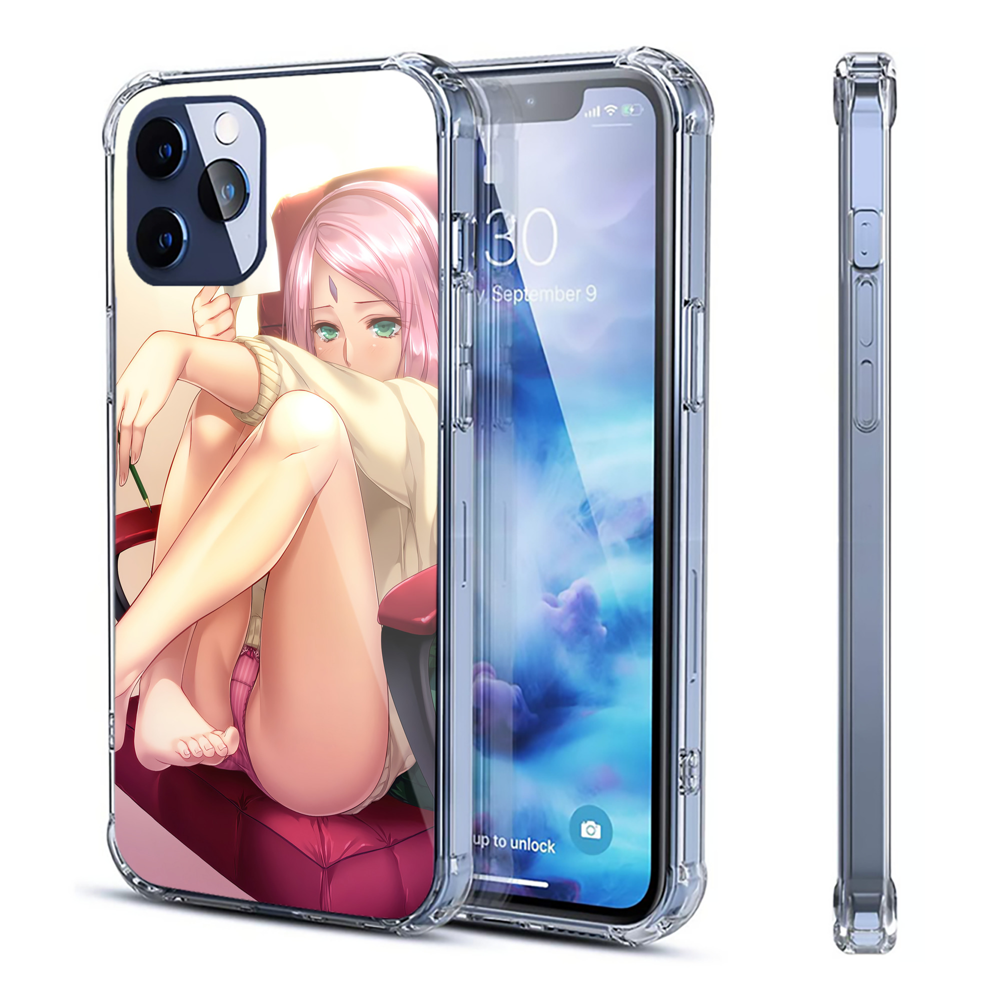 （画像用） NARUTO -ナルト- NARUTO -ナルト- 疾風伝 【iPhone 12シリーズ対応】透明スマホケース（クリアソフトケース）
